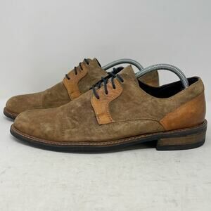 Testosterone Shoes Brown Suede VO TIVE Saddle Oxfords Mens Size EU 44 US 11
